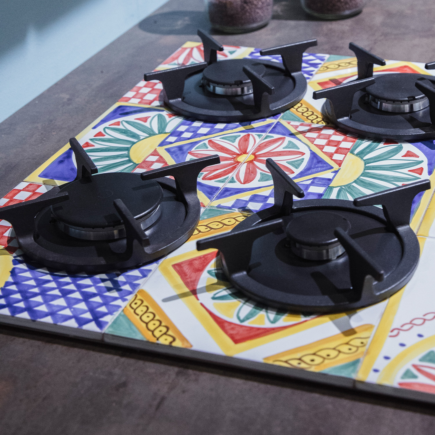 Carretto Kuttura - Majolica tiles hob